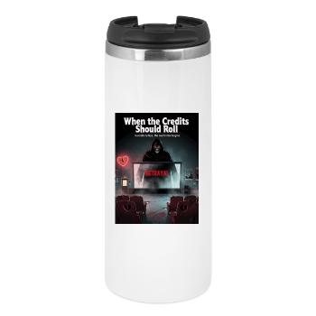Trahison relationnelle dans la salle de cinéma - Mug isotherme - blanc - Devant