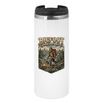 Camping drôle Sasquatch Bigfoot a eu mon pénis - Mug isotherme - blanc - Devant