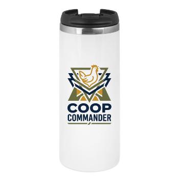 Chicken Checker - Thermal Cup - white - Front