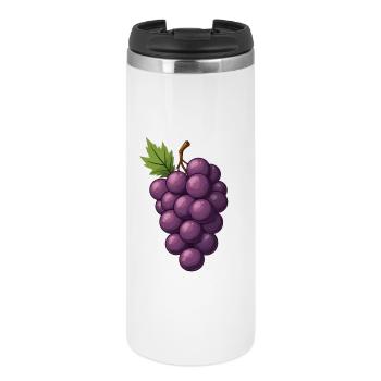 Trauben - Thermobecher - Weiß - Vorne