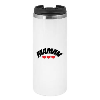 Maman / Fête des mères - Mug isotherme - blanc - Devant