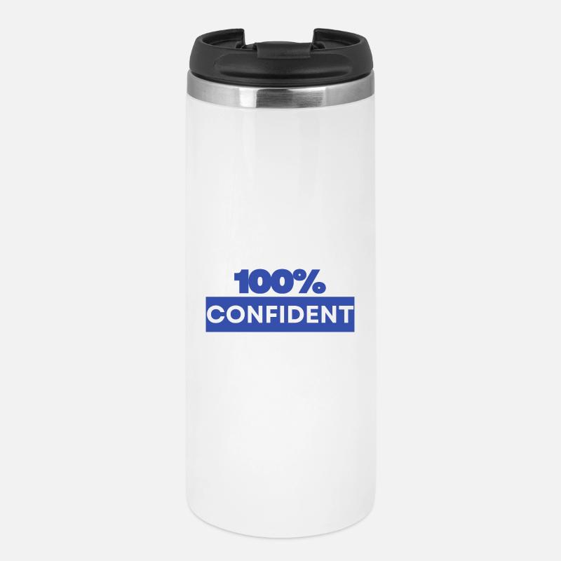 Sicuro al 100% - Tazza termica - bianco