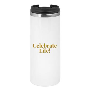 Celebrate Life - Thermal Cup - white - Front