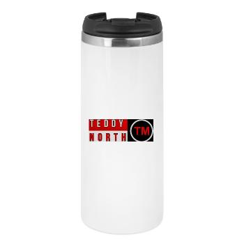 Logo de la marque Teddy North - Mug isotherme - blanc - Devant