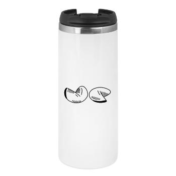 Motif de biscuit chinois – sagesse et humour unis ! - Mug isotherme - blanc - Devant