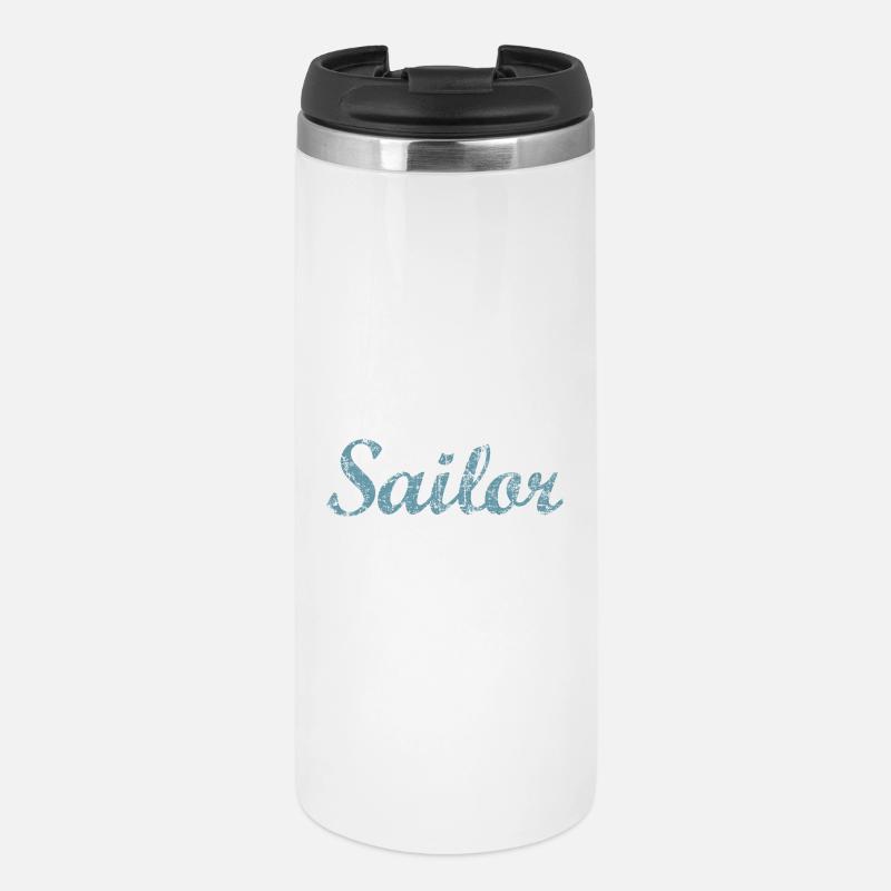 Sailor Sail Sailing - Thermal Cup - white