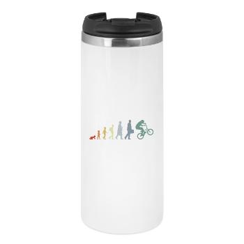 Évolution du BMX Vintage - Mug isotherme - blanc - Devant
