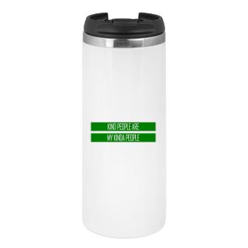 Kind People Are My Kinda People Friendliness - Thermal Cup - white - Front