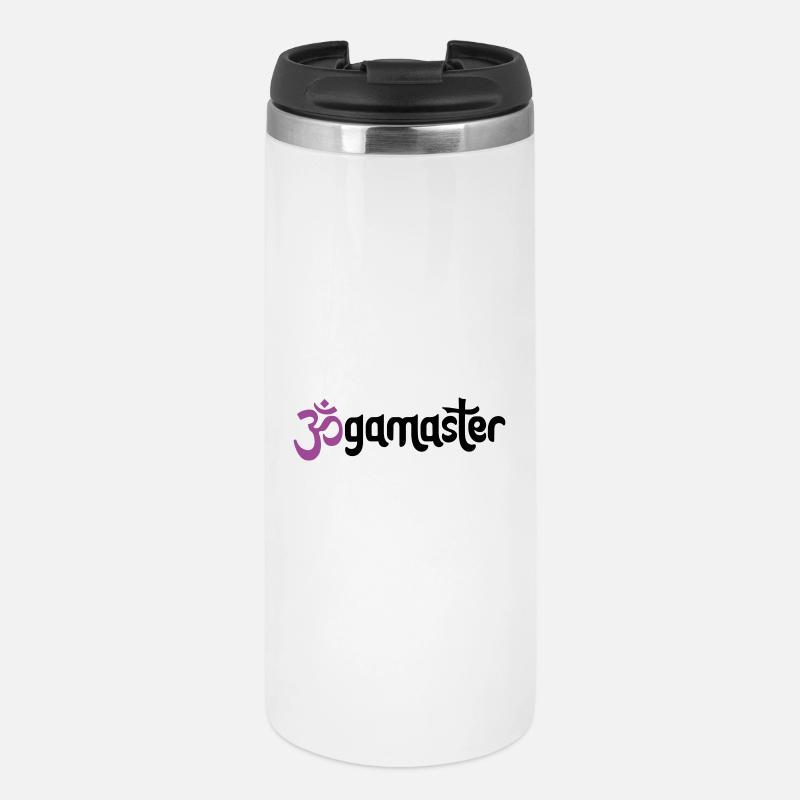 Jogamaster - Typographic OM (3-Color) - Thermal Cup - white