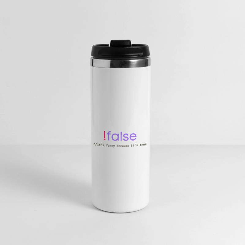 Ifalse Funny Coder Programming Pun Thermal Cup