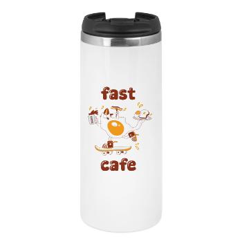 Quick café - Thermal Cup - white - Front