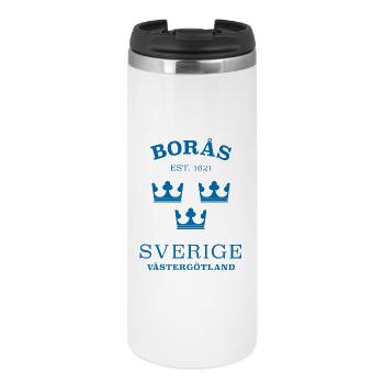 Boras, Sverige, Suède - Mug isotherme - blanc - Devant