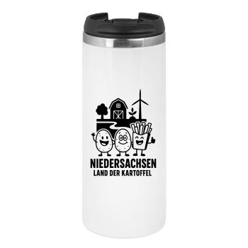 Potato Lower Saxony - Thermal Cup - white - Front