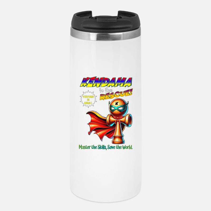 Kendama Hero: Rette die Welt - Thermobecher - Weiß