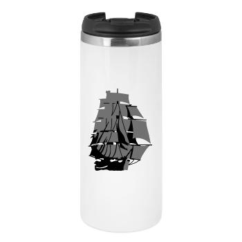 voilier - Mug isotherme - blanc - Devant