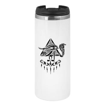 Horus Auge Horusauge - Thermobecher - Weiß - Vorne