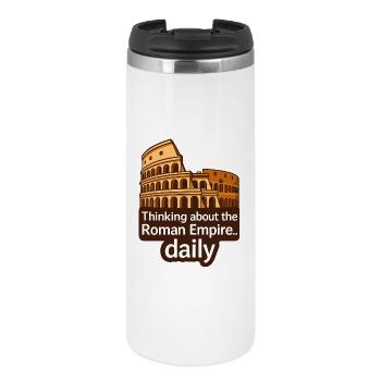 Empire romain quotidien - Mug isotherme - blanc - Devant