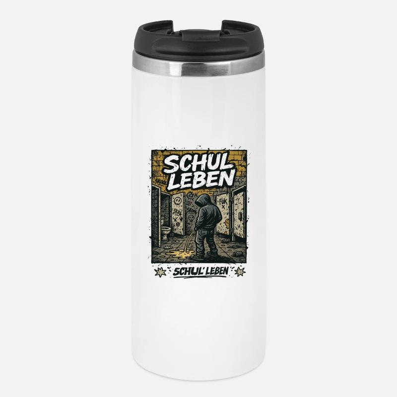 Schulleben - Thermobecher - Weiß