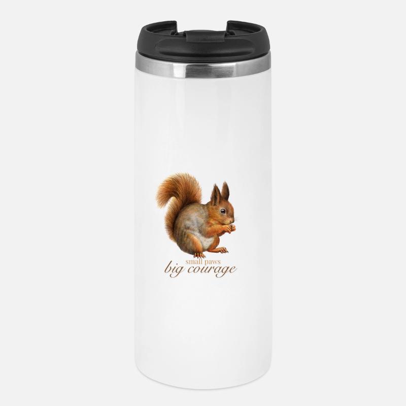 Petites pattes - Mug isotherme - blanc