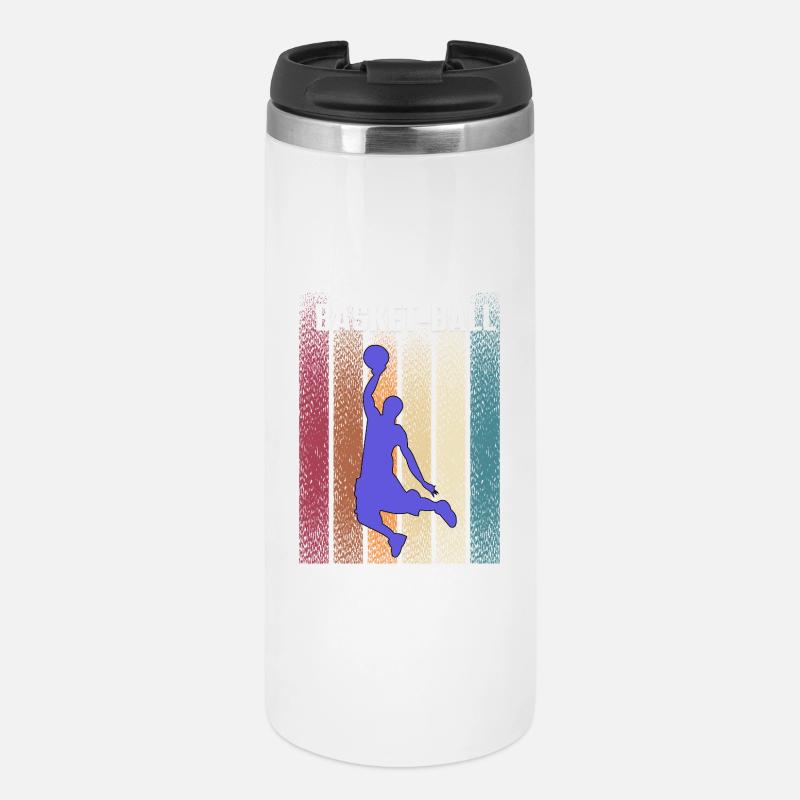 Basket-ball - Mug isotherme - blanc
