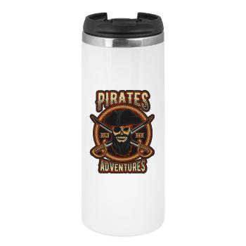 Pirate Gold Raid Patch - Mug isotherme - blanc - Devant