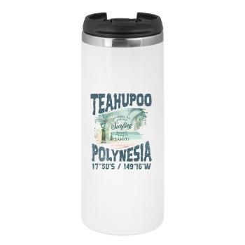 Teahupoo Polynesien Tahiti - Thermobecher - Weiß - Vorne