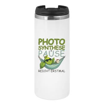 Pause, café, soleil, ça suffit ! - Mug isotherme - blanc - Devant