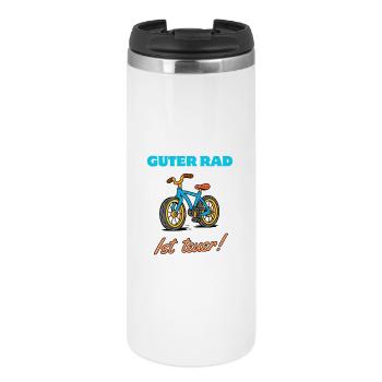 Good Wheel Expensive Saying Bicycle - Thermal Cup - white - Front