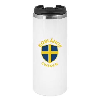 Borlänge Shield Sweden Logo - Mug isotherme - blanc - Devant