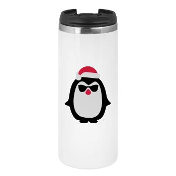 Christmas Penguin - Thermal Cup - white - Front