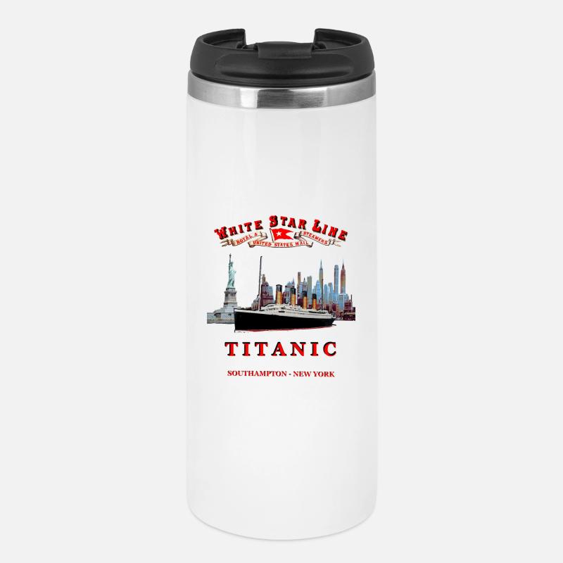 TITANIC NEW YORK - Thermal Cup - white