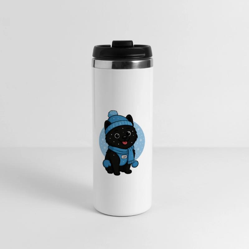 Cuddly Dog Winter Magic Thermal Cup