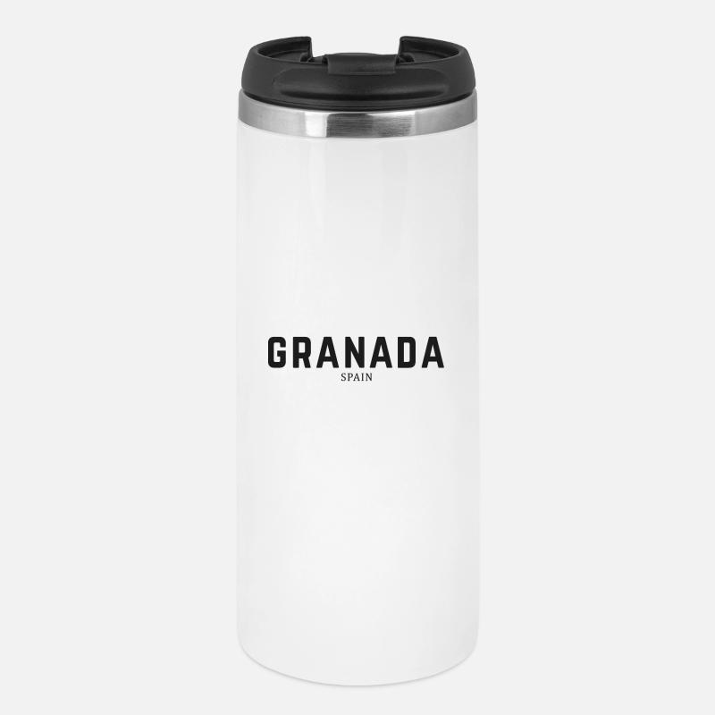 Granada Spanien - Thermobecher - Weiß