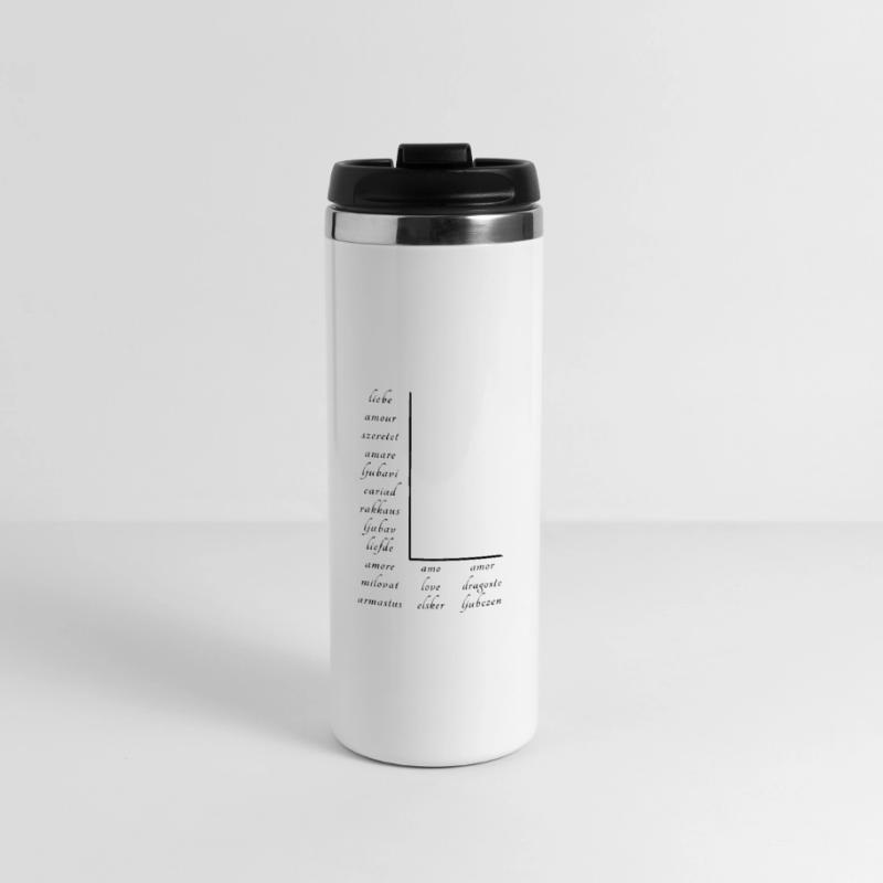 L’amour En Beaucoup de Langues Différentes Mug isotherme