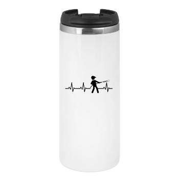 Fire Brigade Pulse Rate - Thermal Cup - white - Front