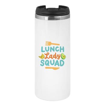 Mittagessen Schule Cafeteria Crew - Thermobecher - Weiß - Vorne