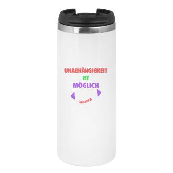 Independence is possible - Thermal Cup - white - Front