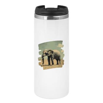 Elefant - Thermobecher - Weiß - Vorne
