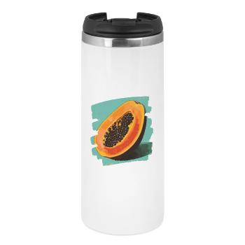 Papaya - Thermobecher - Weiß - Vorne