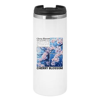Cherry Blossom Flower Sakura Spring Nature Gift - Thermal Cup - white - Front