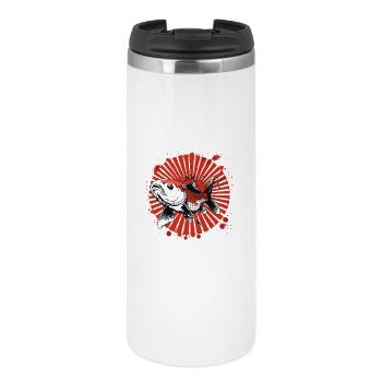 Fish Graffiti - Thermal Cup - white - Front