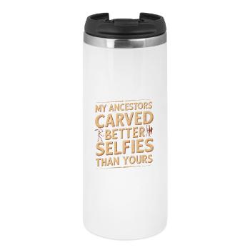 Petroglyph Petroglyphs Craved Selfies - Thermal Cup - white - Front
