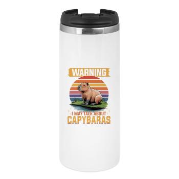 Drôle de Capybara - Mug isotherme - blanc - Devant