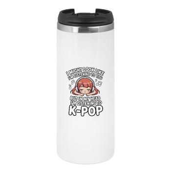 K-Pop Drôle Corée Musique Anime - Mug isotherme - blanc - Devant