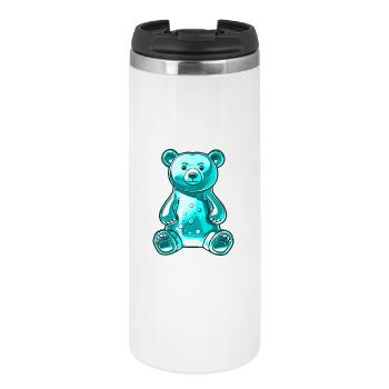 Gummy Bear Turquoise - Thermal Cup - white - Front