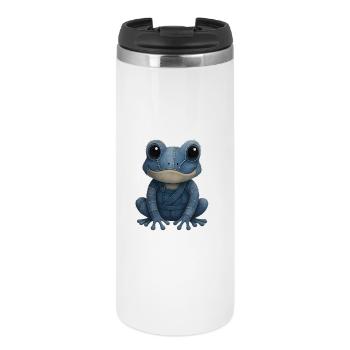 Denim Patchwork Grenouille - Mug isotherme - blanc - Devant