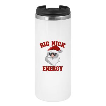 Santa Claus, Merry Christmas, Big Nick-E - Thermal Cup - white - Front