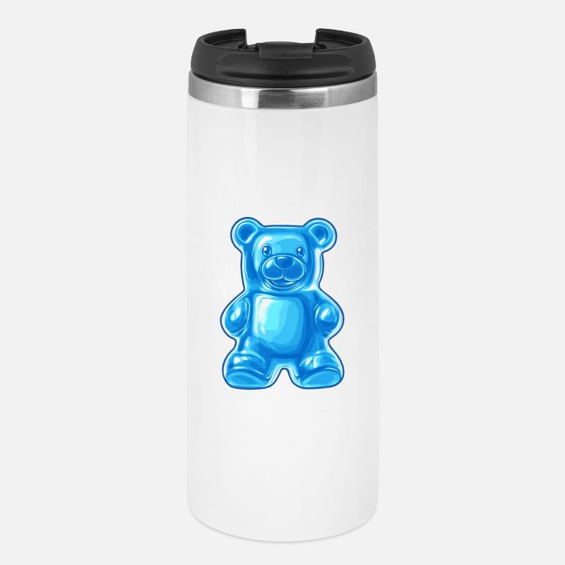 Blue gummy bear - Thermal Cup - white