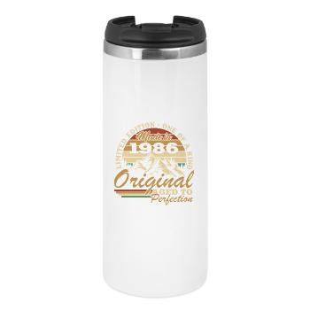 1986 Vintage Rétro Cadeau D'anniversaire - Mug isotherme - blanc - Devant