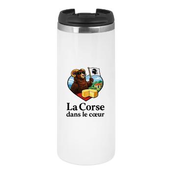 Corsica im Herzen Mouflonkäse - Thermobecher - Weiß - Vorne